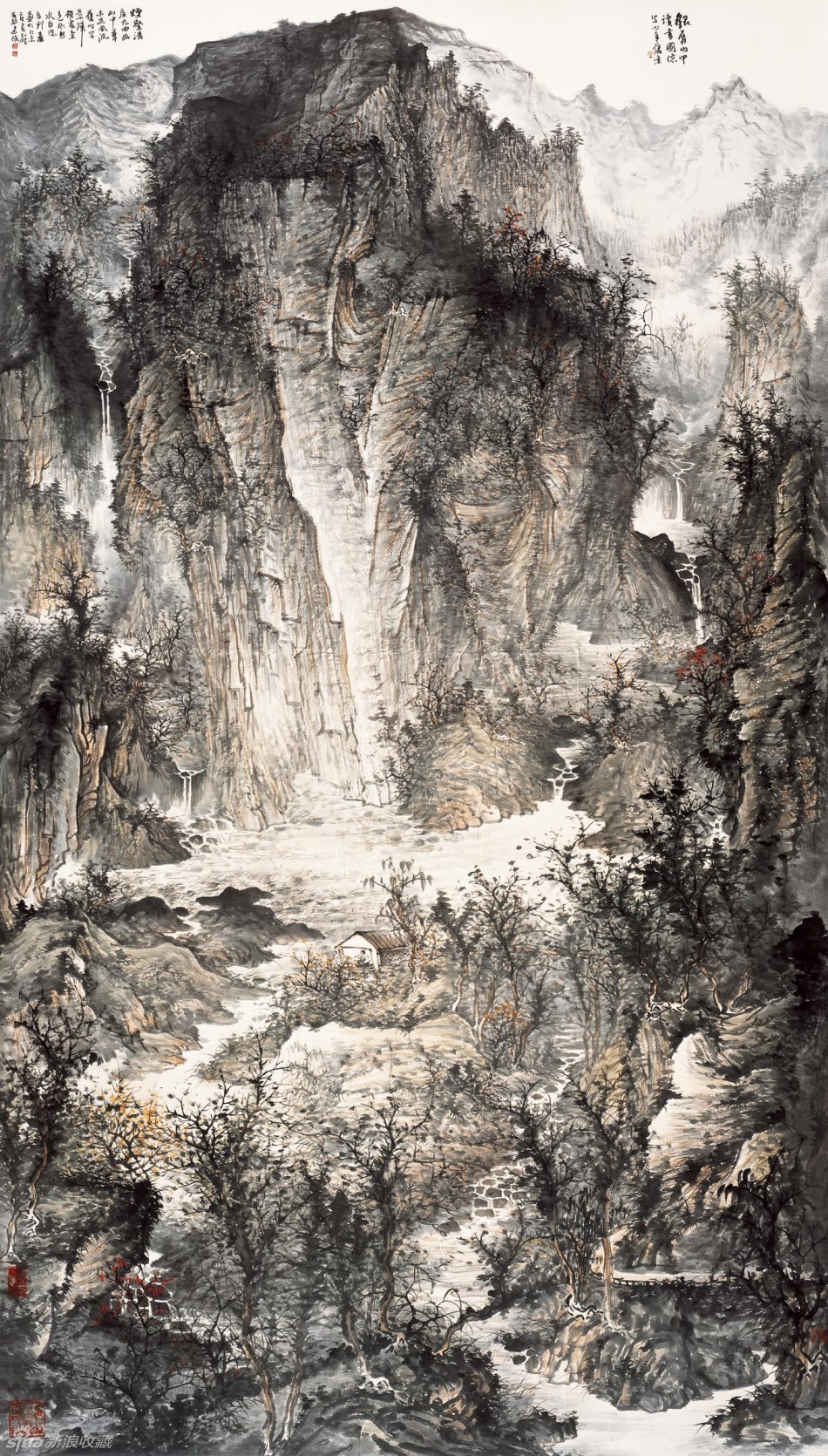 [转载]周逢俊山水画作品欣赏