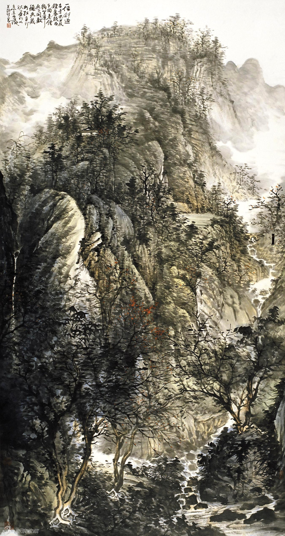 [转载]周逢俊山水画作品欣赏