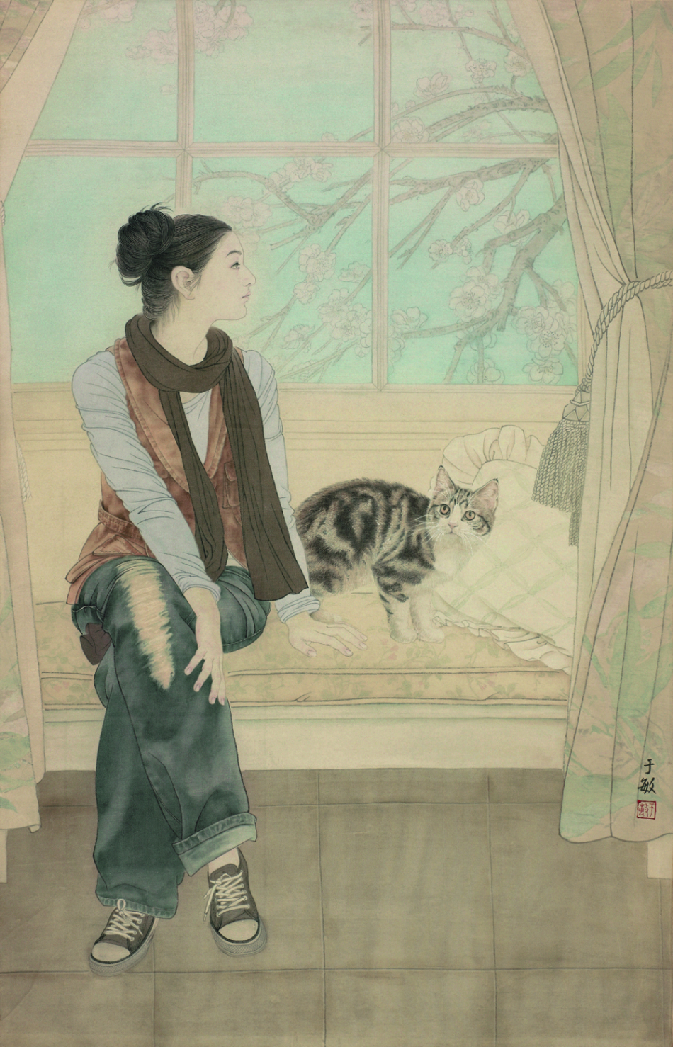 [转载]于敏工笔画作品