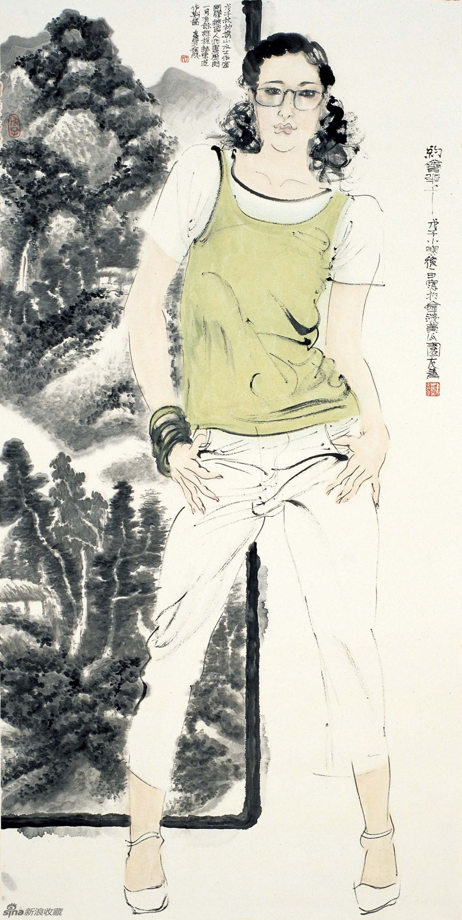 于友善作品欣赏  上一张 下一张 现为南京艺术学院美术学院中国画系