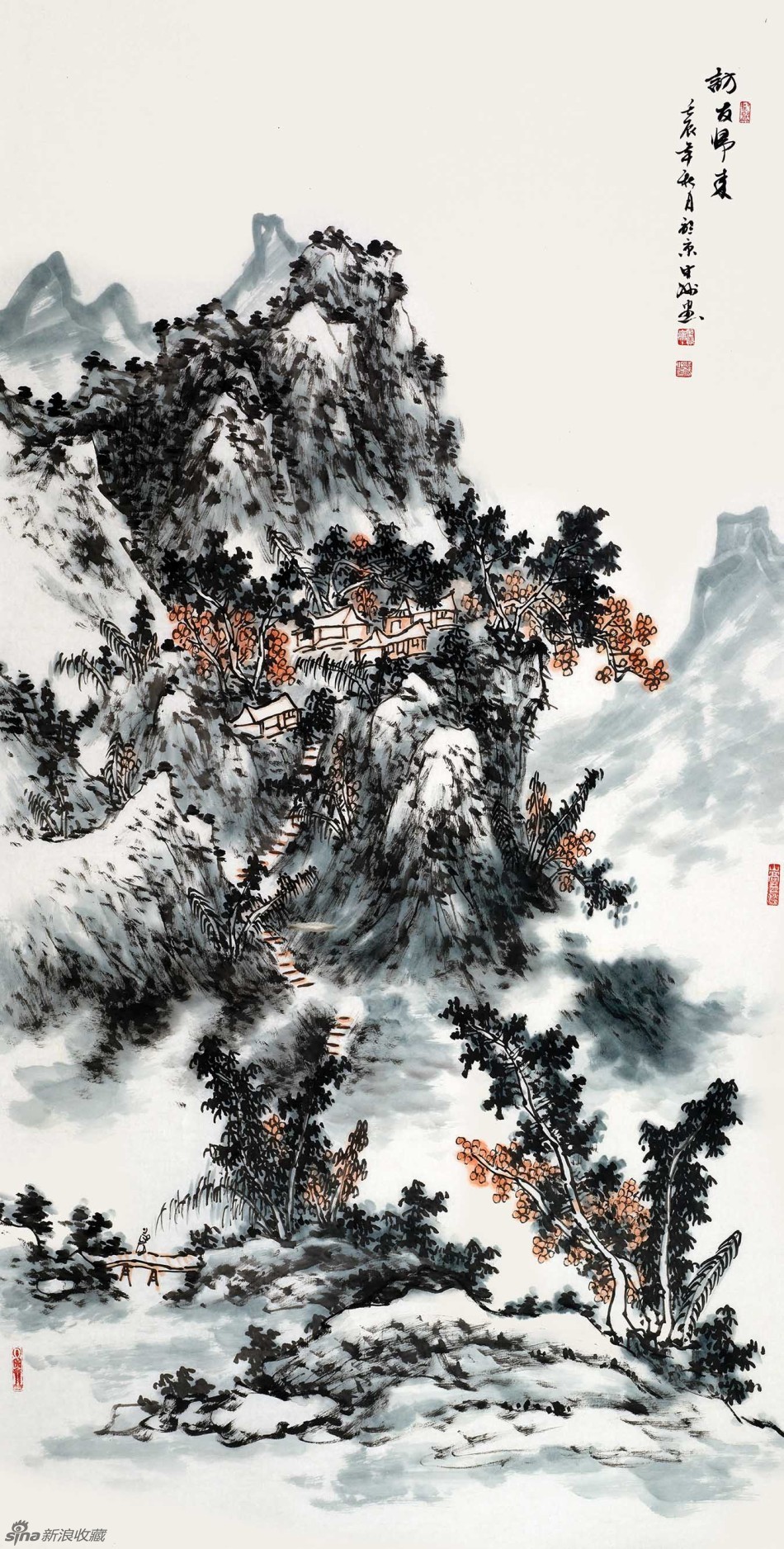 陈忠洲山水画作品欣赏