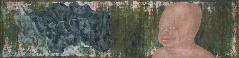 招隐:中国当代水墨学术邀请展  上一张 下一张 阿海,有利,33×133cm