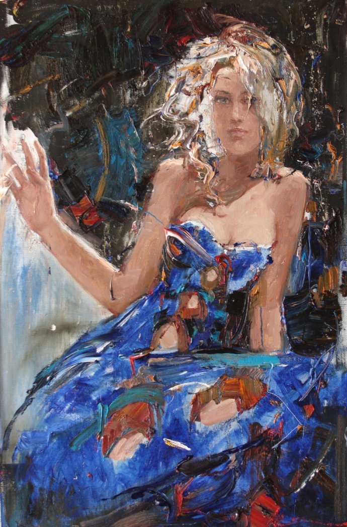 俄罗斯艺术家mstislav pavlov油画作品
