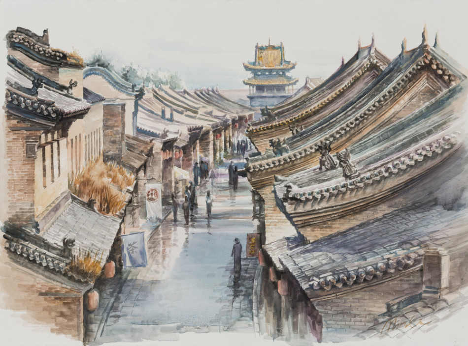 2015年9月5日-20日"乡愁—李民水彩艺术展将在北京太和艺术空间