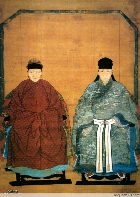 从明代肖像画中看明朝的服饰_高清图集_新浪网