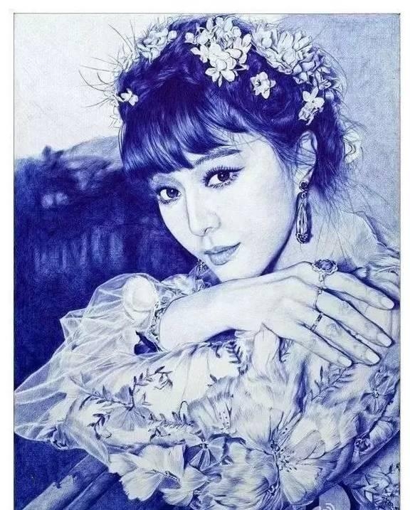 零零后高中生圆珠笔画走红8(8/17)