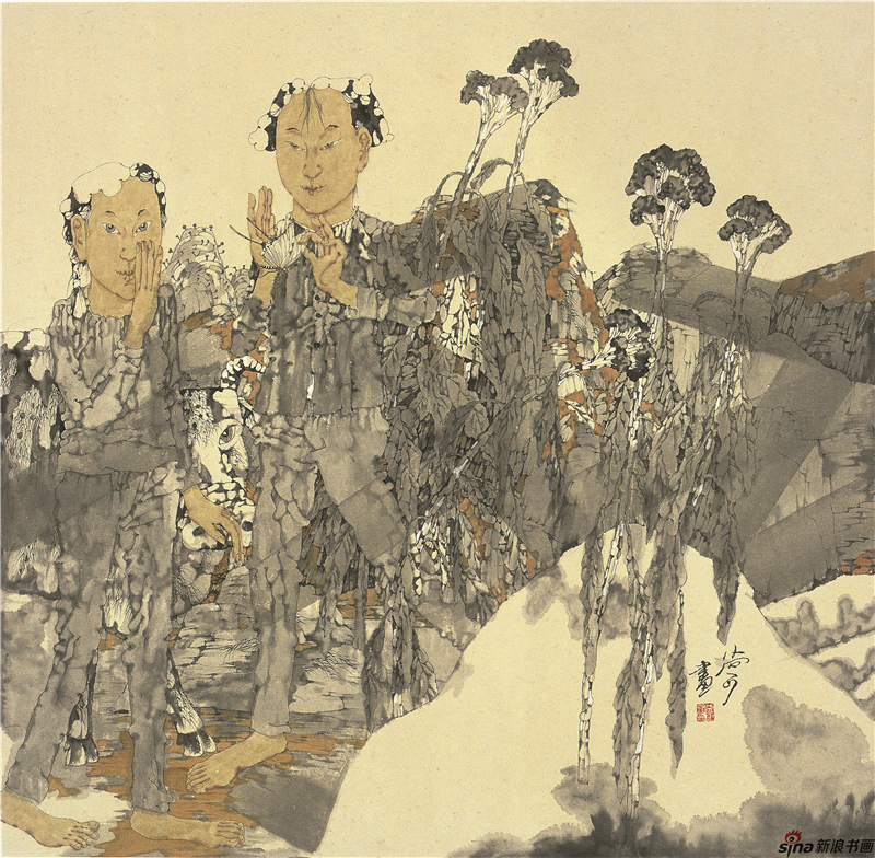 尚可作品欣赏  上一张 下一张 中国国家画院专业画家,研究员,南京艺术