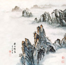 黄山晴岚2（69X69）李汉平
