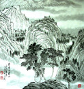 家居云雾山（78X68）李汉平中国画