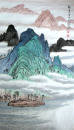 锦秀河山（124X68）李汉平中国画