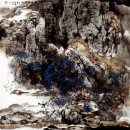 山中无风也清凉68乘68纸本水墨2006