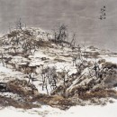 疏林寒山96×96