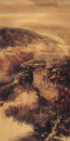 陕西榆林写生红石峡 137×68cm 2011年
