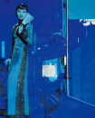 蓝调夜上海2010年油画200x162cm