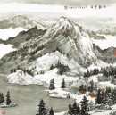 北疆雪霁 68cm×68