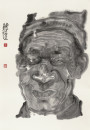 周京新-面孔之五105X69cm纸本水墨2008年