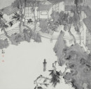 45水墨园林系列十 50X50 2015