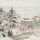 92崂山写生之二33x33cm  2015