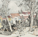 98崂山写生之八33x33cm  2015