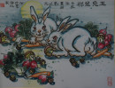 4刘之光水墨-十二生肖镜片-兔