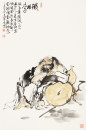 铁拐李68x45cm