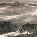 105.石大法作品《雨停山青》