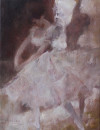 芭蕾系列之四 贝家骧 2015布面油画32.3x41.6cm