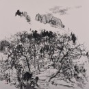 井底写生2017年50x50cm