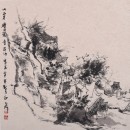 水墨李家山2016年50x50cm