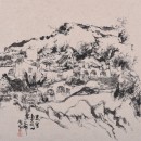 速写李家山50x50cm2017年