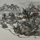 天桂山写生之二50x50cm2017年