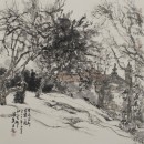 吉马良斯古堡一角50x50cm2017年