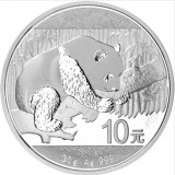 2016版熊猫金银币30克圆形银币