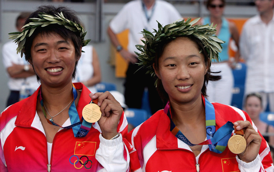 2004雅典奥运会女双冠军