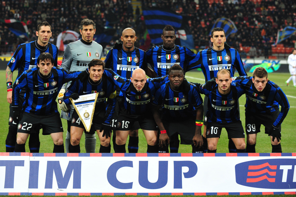 国米首发赛前合影_新浪图集_新浪网