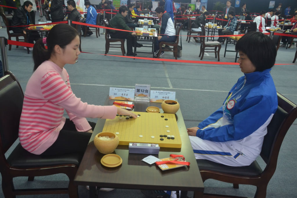 智运会围棋首日女子赛场_高清图集_新浪网