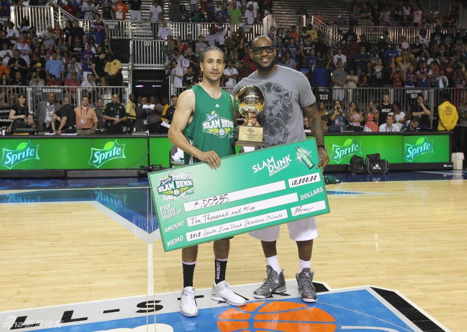 科比詹姆斯助阵雪碧扣篮大赛