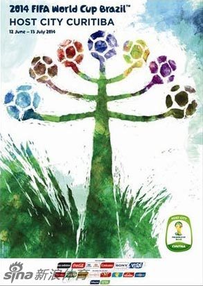 巴西世界杯举办城市海报公布_巴西最新资讯