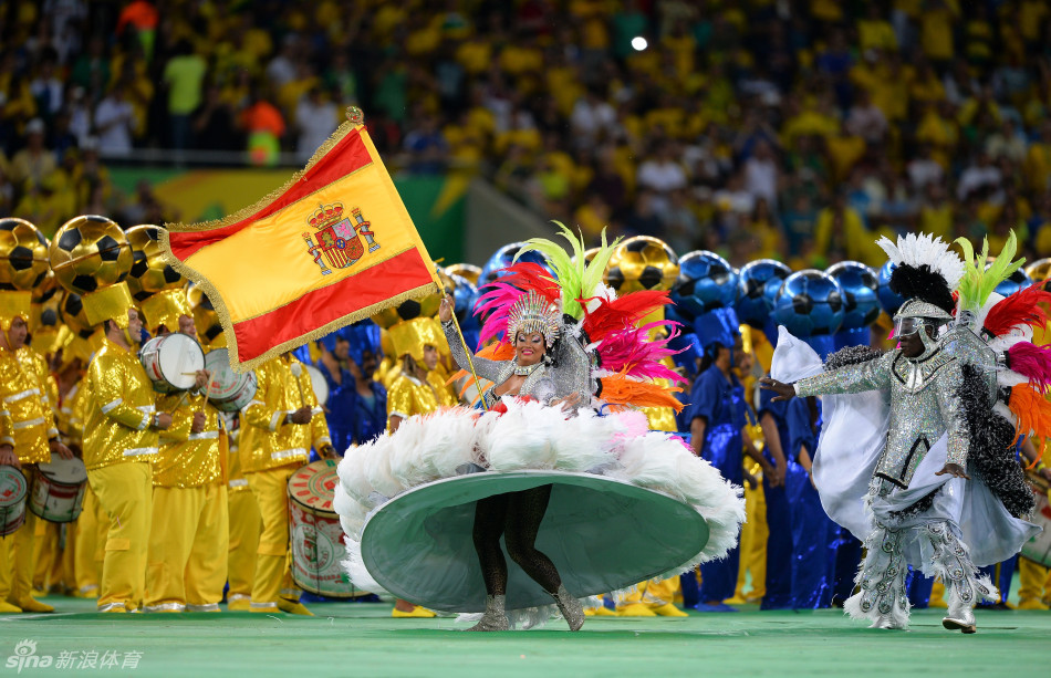 巴西2013年联合杯足球赛闭幕式_百事通