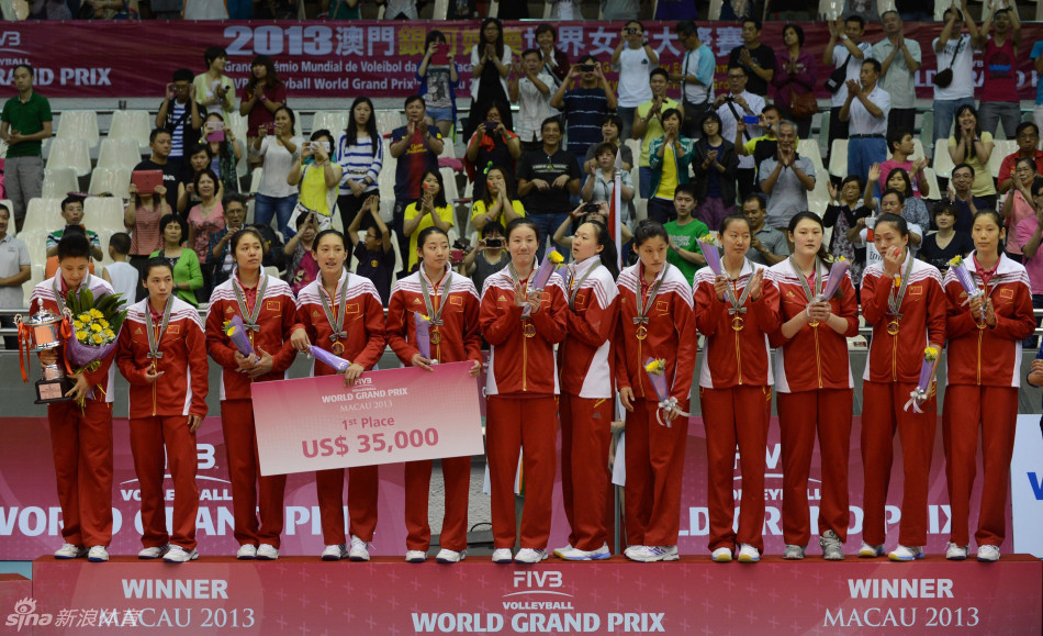 女排大奖赛中国3-1荷兰