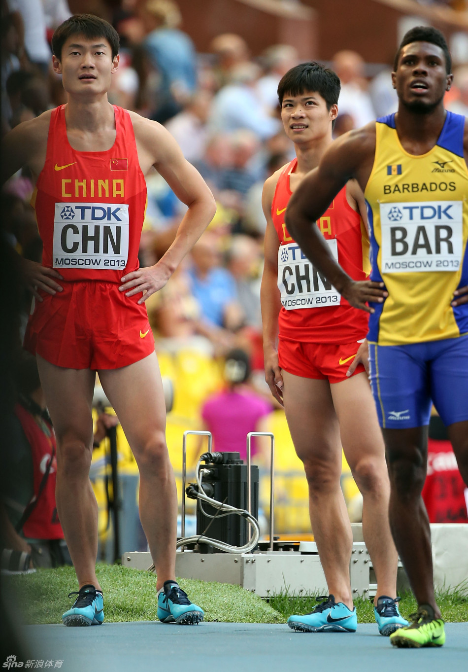 4x100米接力赛规则图解,4x250接力赛 世锦赛4x100米接力预赛赛况_高清图集_新浪网