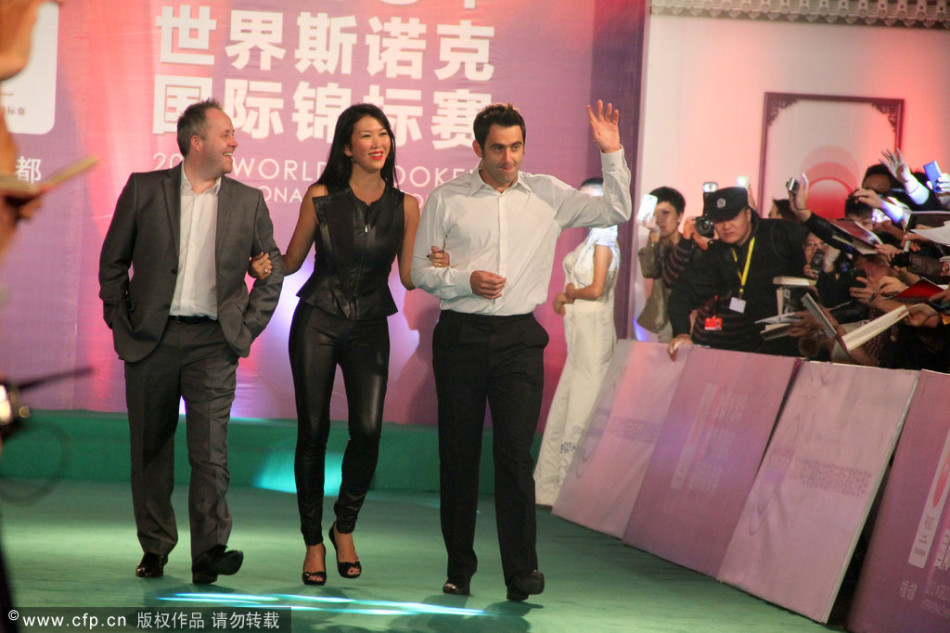 斯诺克国锦赛赛前绿毯秀 - 斯诺克 北京时间 丁