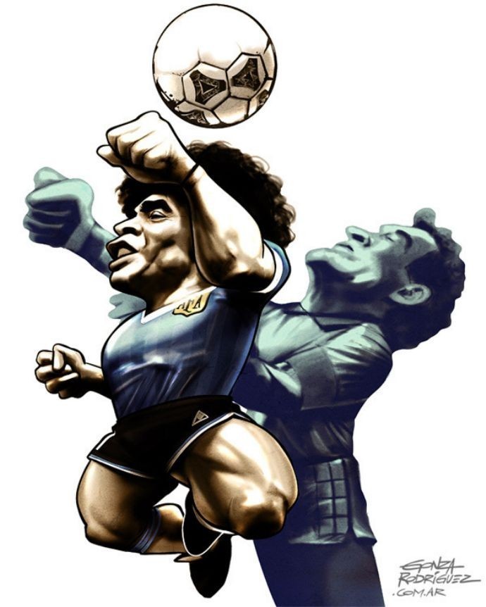 世界杯历史球星漫画