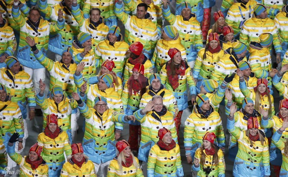 索契冬奥会运动时装秀