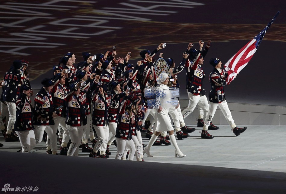 索契冬奥会运动时装秀