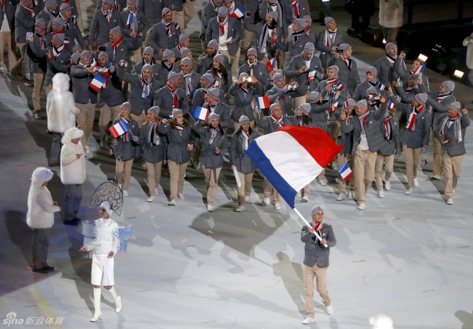 索契冬奥会运动时装秀