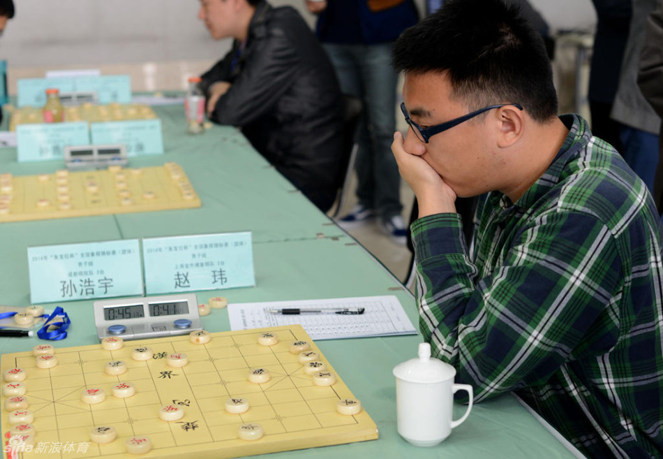象棋团体赛男棋手_高清图集_新浪网