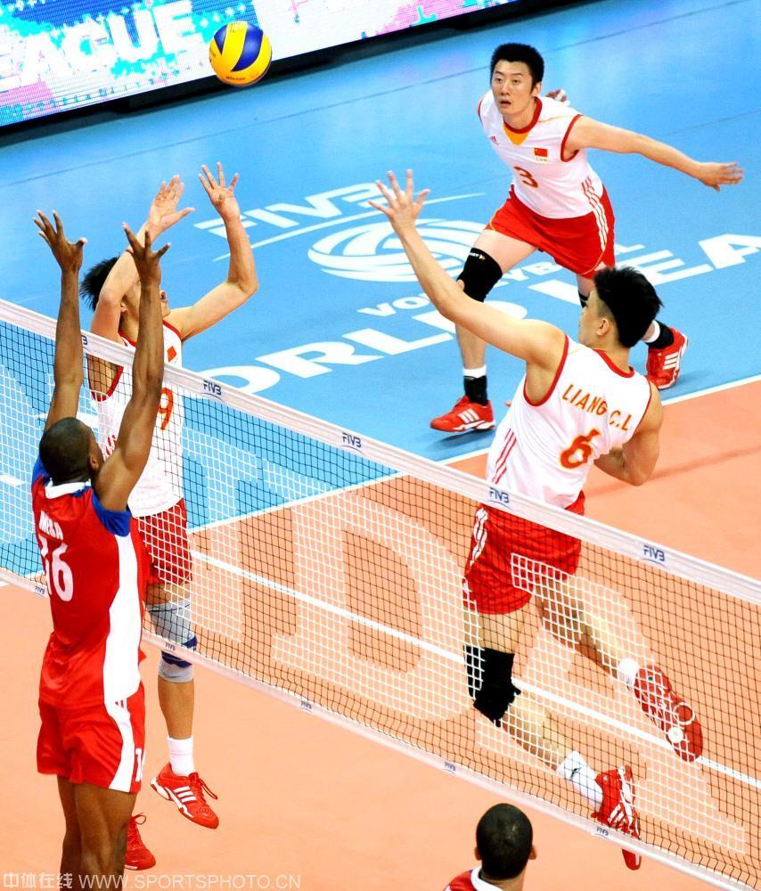 世界男排联赛中国负古巴