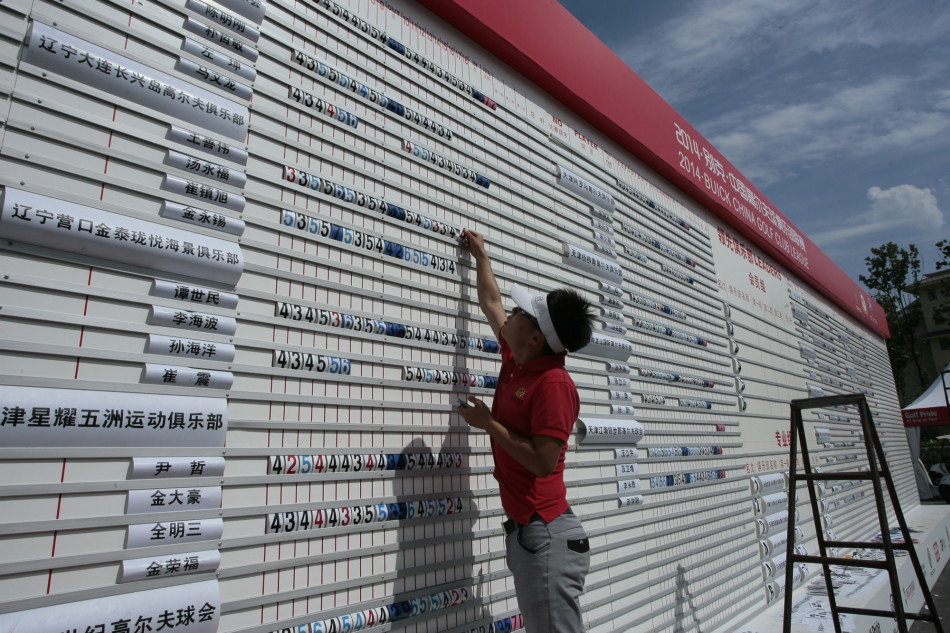 鲜艳服装在绿茵场上形成亮丽风景线，四位球员如移动的彩虹