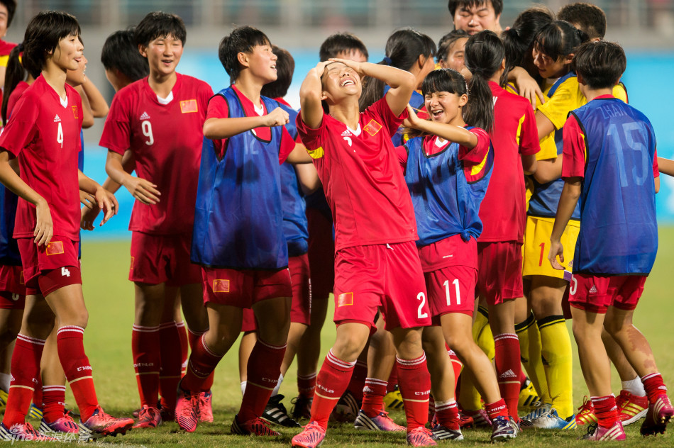 青奥中国女足进决赛